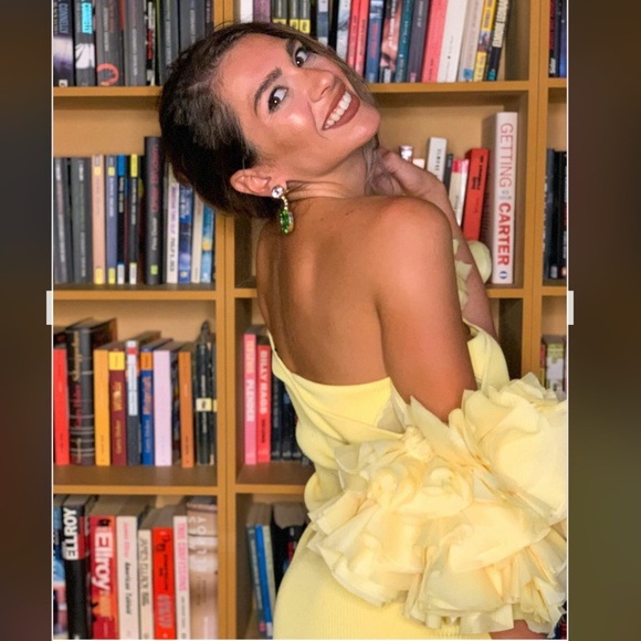 🌼 Zara Yellow Contrasting Mini Dress 🌼 - Picture 12 of 17